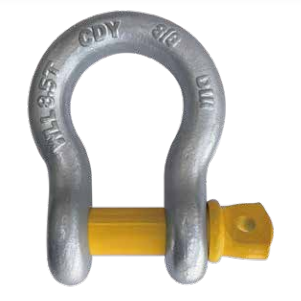 GRADE S BOW SHACKLES WITH SCREW PINS