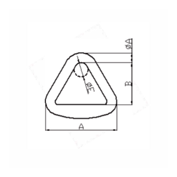 FORGED TRIANGLE RING