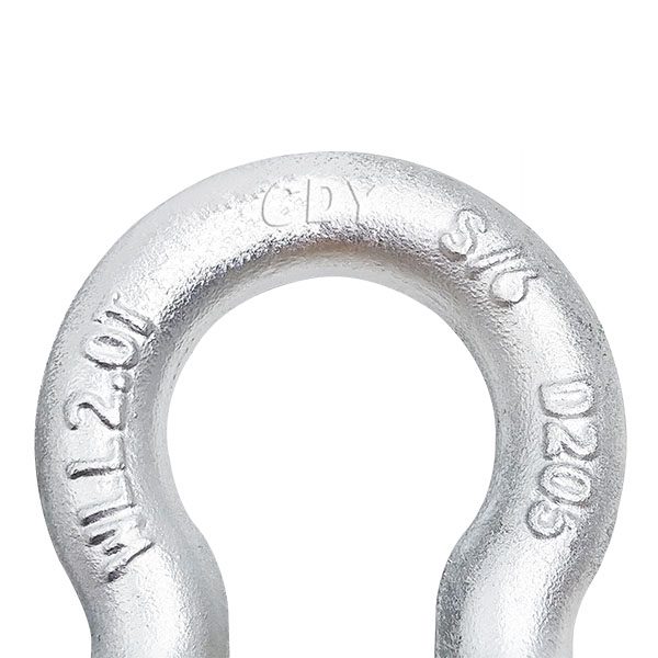 GRADE S BOW SHACKLES WITH SCREW PINS