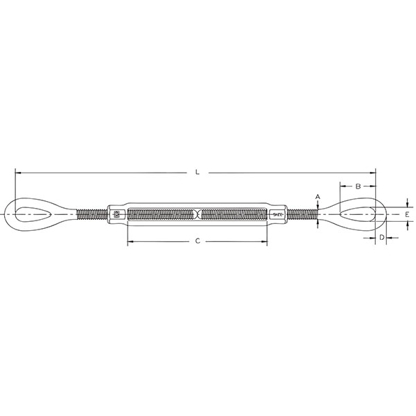 U.S. EYE& EYE TURNBUCKLE