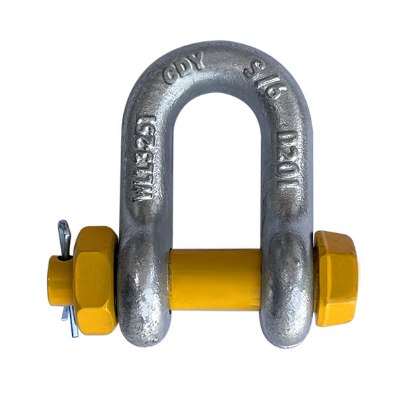 GRADE S D SHACKLES WITH SAFETY PINS