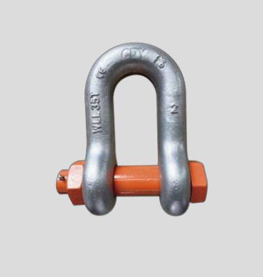 U.S. BOLT SHACKLES WITH SAFETY PIN Bolt-type chain shackles with cotter pin