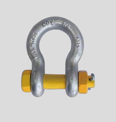 GRADE S BOW SHACKLES WITH SAFETY PINS