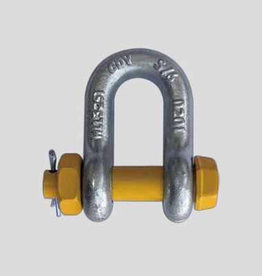 GRADE S D SHACKLES WITH SAFETY PINS