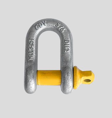 GRADE S D SHACKLES WITH SCREW PINS