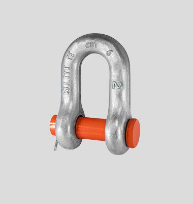 U.S. CHAIN SHACKLES Round pin chain shackles