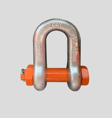U.S. BOLT SHACKLES WITH SAFETY PIN Bolt-type chain shackles with cotter pin