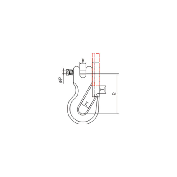 CLEVIS GRAB HOOK WITH LATCHES