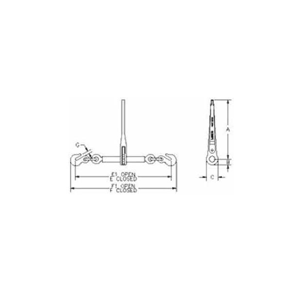 Casted Handle Ratchet Load Binder